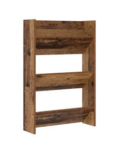 Mobile per scarpe con lo scaffale Legno vecchio 60 x 18 x 90 cm 2