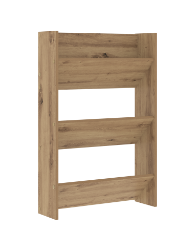 Mobile per scarpe 2 pcs Rovere artigianale 60 x 18 x 90 cm