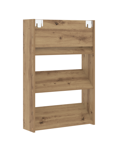Mobile per scarpe 2 pcs Rovere artigianale 60 x 18 x 90 cm