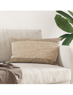 Cuscino con cuscino Bianco 40 x 80 cm Piuma