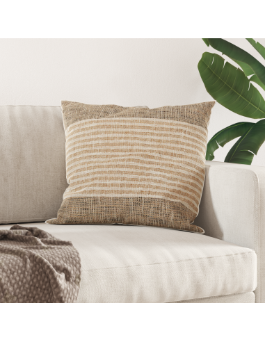 Cuscino con cuscino Bianco 80 x 80 cm Cotone