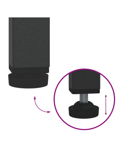 Stoccaggio in cucina Antracite 60 x 50 x 92 cm Acciaio