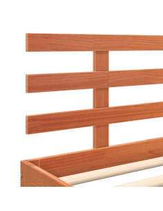 Struttura del letto Marrone cerato 203.5 x 205.5 x 69.5 cm 2