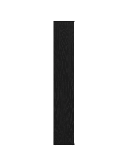 Divider per stanze Rovere nero 100 x 24 x 140 cm