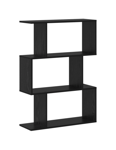 Armadio per Libri Rovere Nero 70 x 24 x 97 cm Legno multistrato