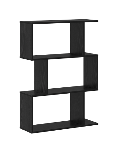 Armadio per Libri Rovere Nero 70 x 24 x 97 cm Legno multistrato