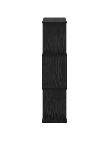 Armadio per Libri Rovere Nero 70 x 24 x 97 cm Legno multistrato