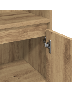 Set di mobili per il bagno 3 pcs Marrone Legno multistrato 2