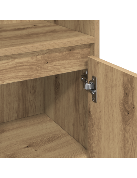 Set di mobili per il bagno 3 pcs Marrone Legno multistrato