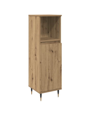 Set di mobili per il bagno con porta 3 pcs Rovere artigianale