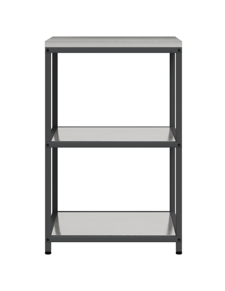 Mensola per il deposito in cucina Argento 60 x 50 x 92 cm