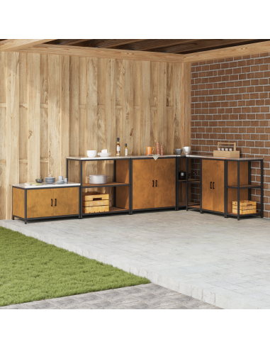 Stoccaggio in cucina Ruggine 60 x 50 x 92 cm Acciaio