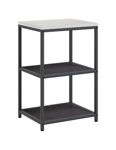 Stoccaggio in cucina Nero 60 x 50 x 92 cm Acciaio