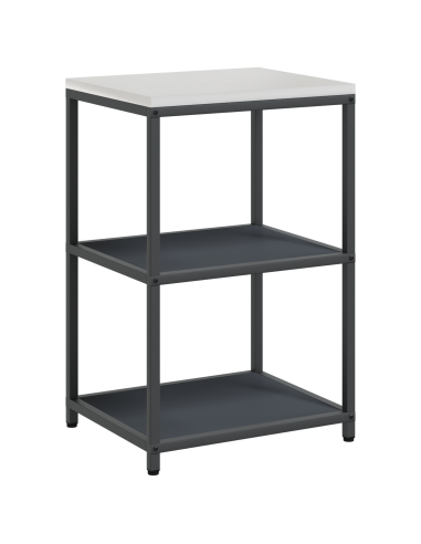 Stoccaggio in cucina Antracite 60 x 50 x 92 cm Acciaio