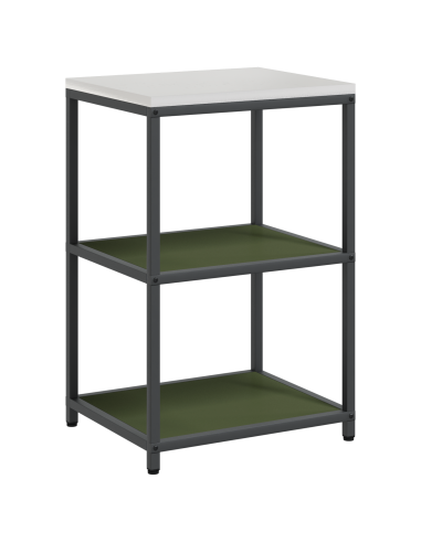 Stoccaggio in cucina Verde oliva 60 x 50 x 92 cm Acciaio