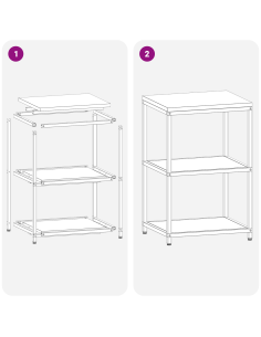 Stoccaggio in cucina Argento 60 x 50 x 92 cm Acciaio 2