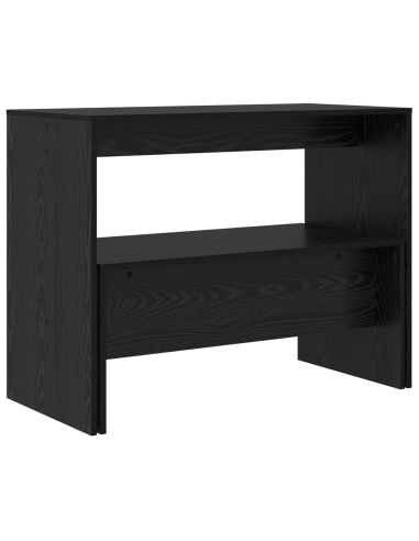 Set da pranzo 2 pcs Rovere nero Legno multistrato