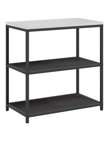 Stoccaggio in cucina Nero 60 x 50 x 92 cm Acciaio