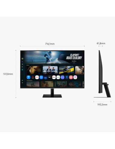 Samsung M7 Smart Monitor - M70F da 32" UHD