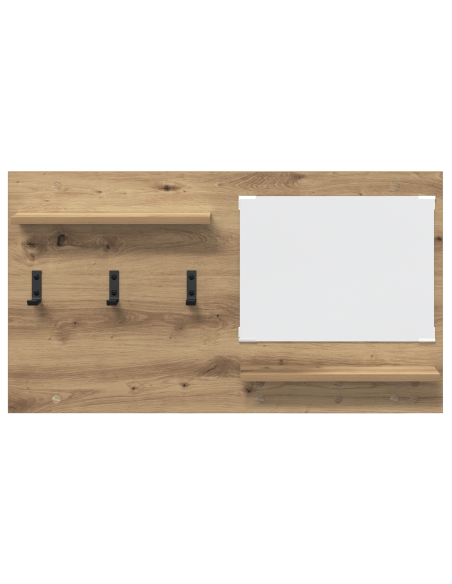 Appendiabiti a muro Rovere artigianale 90 x 10 x 50 cm