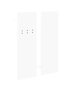 Appendiabiti a muro Bianco 70 x 10 x 90 cm Legno multistrato