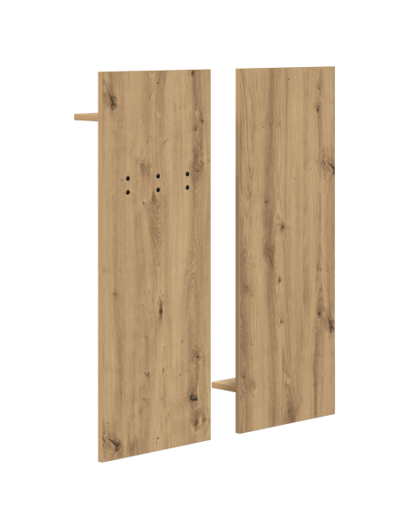 Appendiabiti a muro Rovere artigianale 70 x 10 x 90 cm