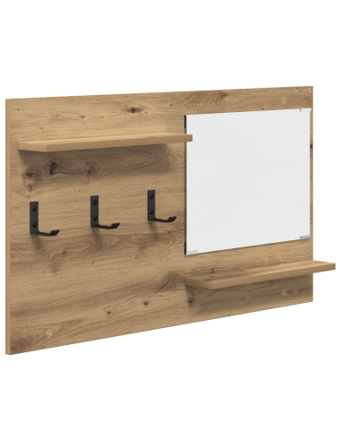 Appendiabiti a muro Rovere artigianale 90 x 10 x 50 cm