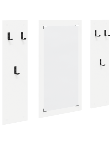 Appendiabiti a muro Bianco 96 x 1,5 x 90 cm Legno multistrato