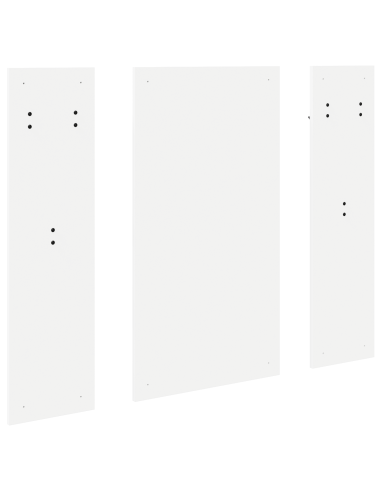 Appendiabiti a muro Bianco 96 x 1,5 x 90 cm Legno multistrato
