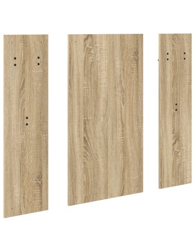 Appendiabiti a muro con specchio Rovere Sonoma 96 x 1,5 x 90 cm