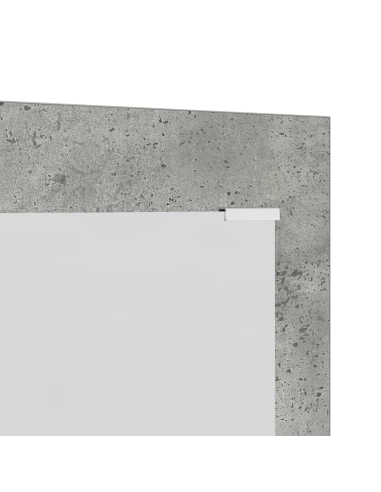 Appendiabiti a muro Grigio cemento 96 x 1,5 x 90 cm