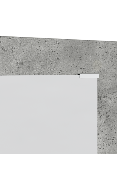 Appendiabiti a muro Grigio cemento 96 x 1.5 x 90 cm