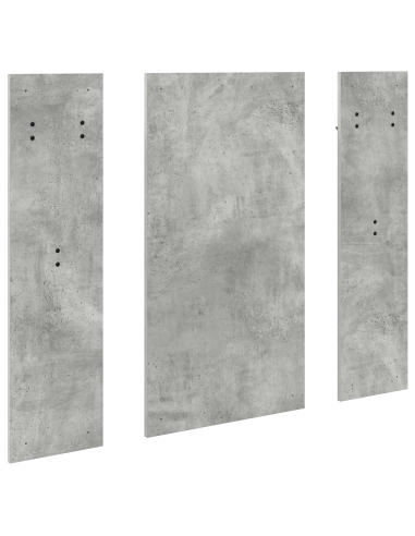 Appendiabiti a muro Grigio cemento 96 x 1,5 x 90 cm