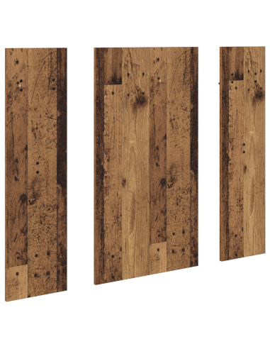 Appendiabiti a muro con specchio Legno vecchio 96 x 1,5 x 90 cm