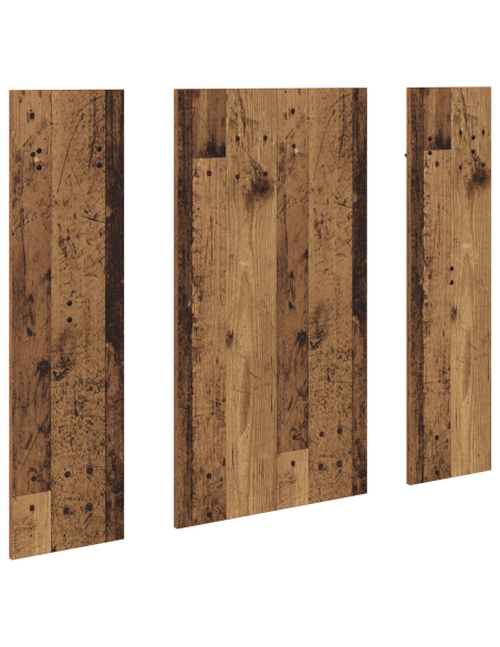 Appendiabiti a muro con specchio Legno vecchio 96 x 1,5 x 90 cm
