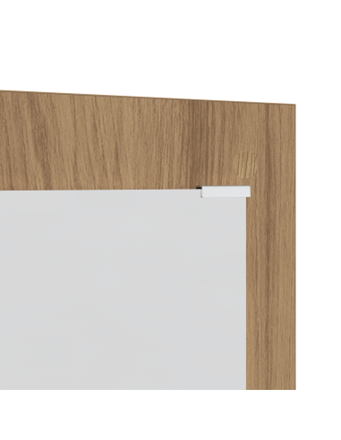 Appendiabiti a muro Rovere artigianale 96 x 1,5 x 90 cm