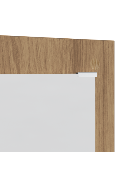 Appendiabiti a muro rovere artigianale 96 x 1.5 x 90 cm