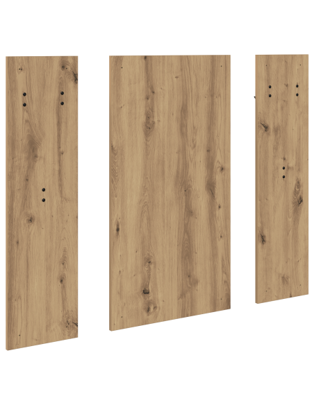 Appendiabiti a muro rovere artigianale 96 x 1.5 x 90 cm