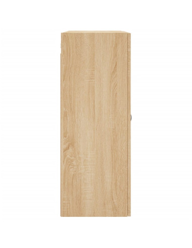 Armadietti a Parete 2 pz Rovere Sonoma in Legno Multistrato