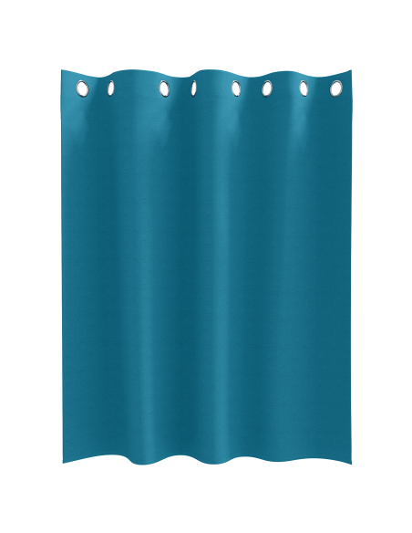 Tende Blackout con Anelli 2 pcs Turchese 140 x 140 cm