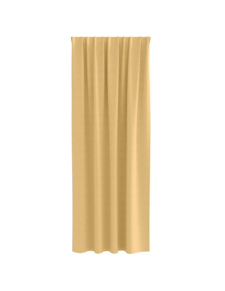 Tende con tende 2 pcs Beige 245 x 140 cm Poliestere