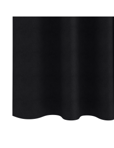 Tende Blackout con Anelli 2 pcs Nero 260 x 140 cm Poliestere 2
