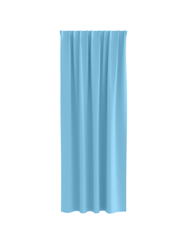 Tende Blackout con Anelli 2 pcs Blu Chiaro 245 x 140 cm