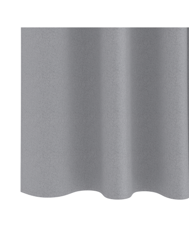 Tende Blackout con Anelli 2 pcs Grigio chiaro 245 x 140 cm