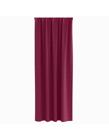 Tende Blackout con Anelli 2 pcs Rosso Vino 225 x 140 cm