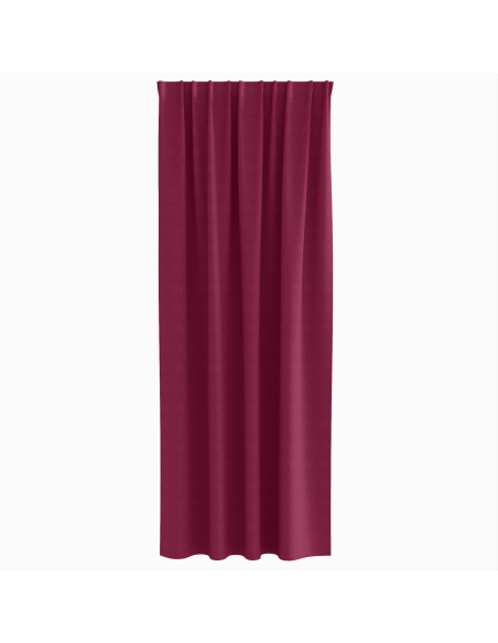 Tende con tende 2 pcs Rosso Vino 225 x 140 cm Poliestere
