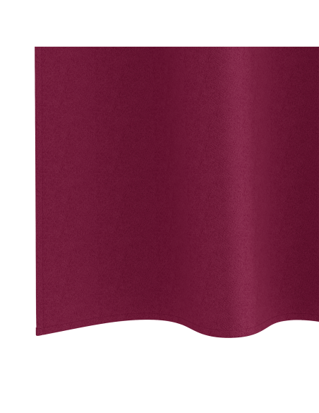 Tende con tende 2 pcs Rosso Vino 245 x 140 cm Poliestere