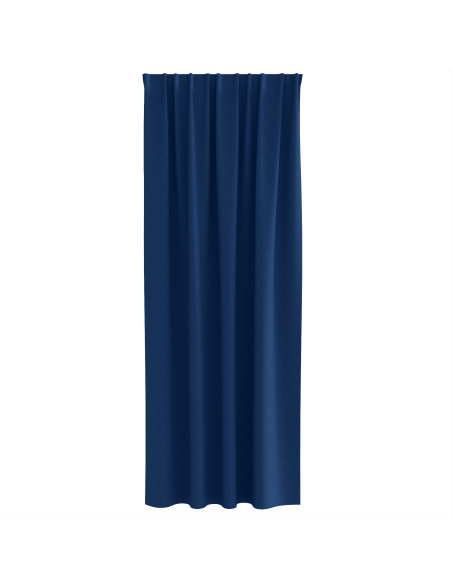 Tende con tende 2 pcs Blu scuro 225 x 140 cm Poliestere