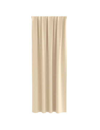 Tende Blackout con Anelli 2 pcs Crema 225 x 140 cm Poliestere