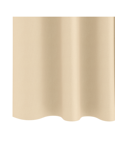 Tende Blackout con Anelli 2 pcs Crema 245 x 140 cm Poliestere
